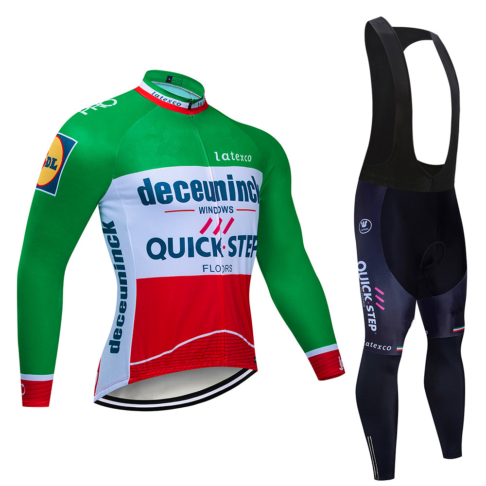 Mountain Biking Uniform - Quick step Cycling Jersey Set Long
