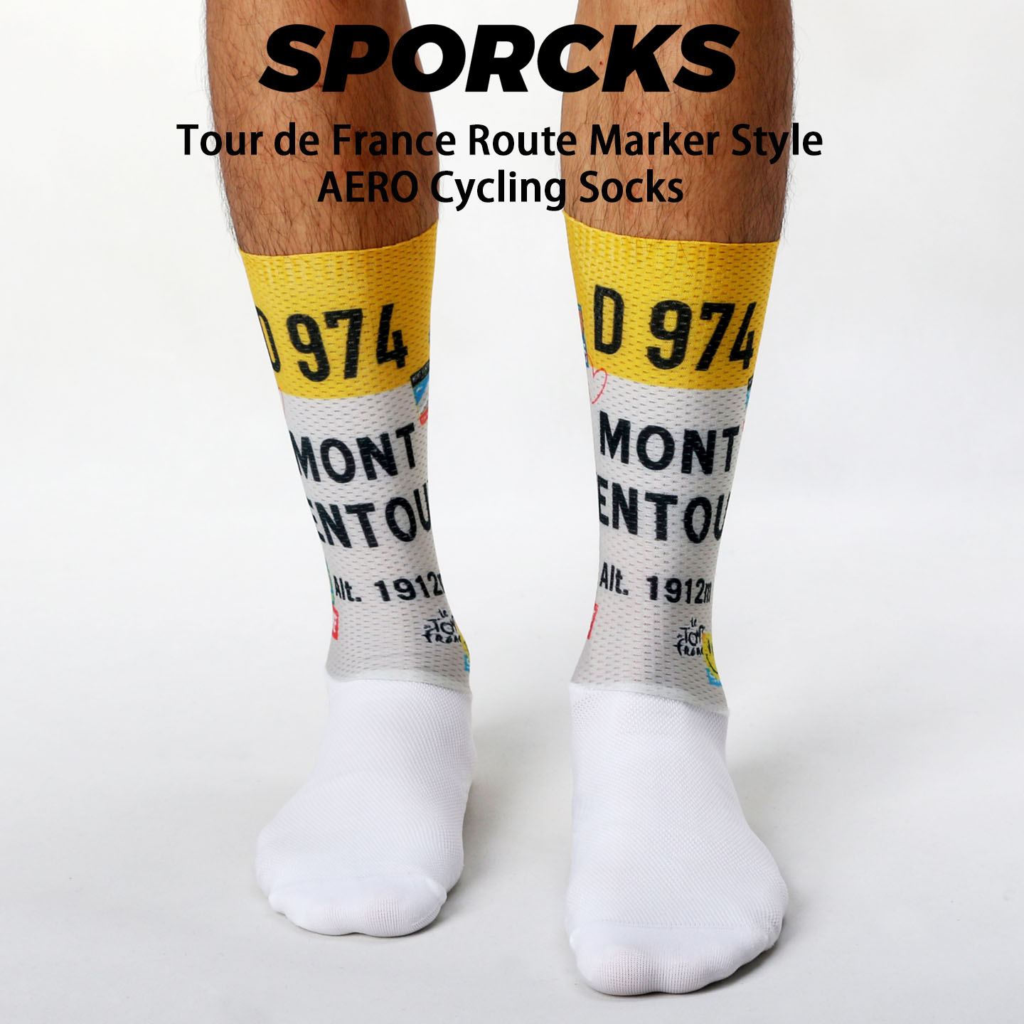 Mountain Biking France - [1 Pair/2 Pairs/3 Pairs Pack] Sporcks