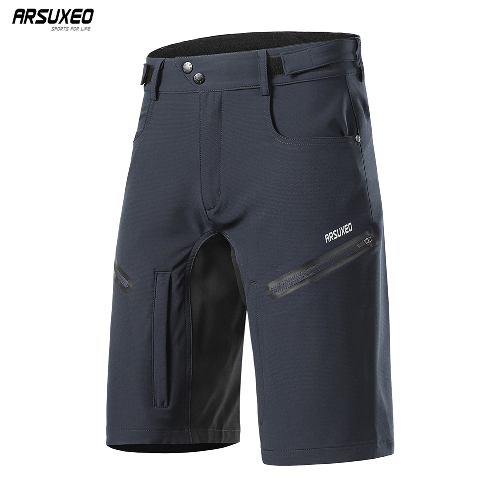 Mountain Biking Body Armour - ARSUXEO Nam Quần Short Đạp Xe