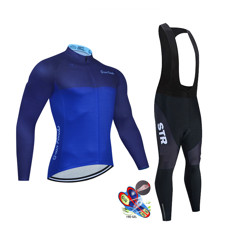 Mùa Thu Đen Bộ Quần Áo Đạp Xe  - đánh giá và giá Mountain Biking Uniform