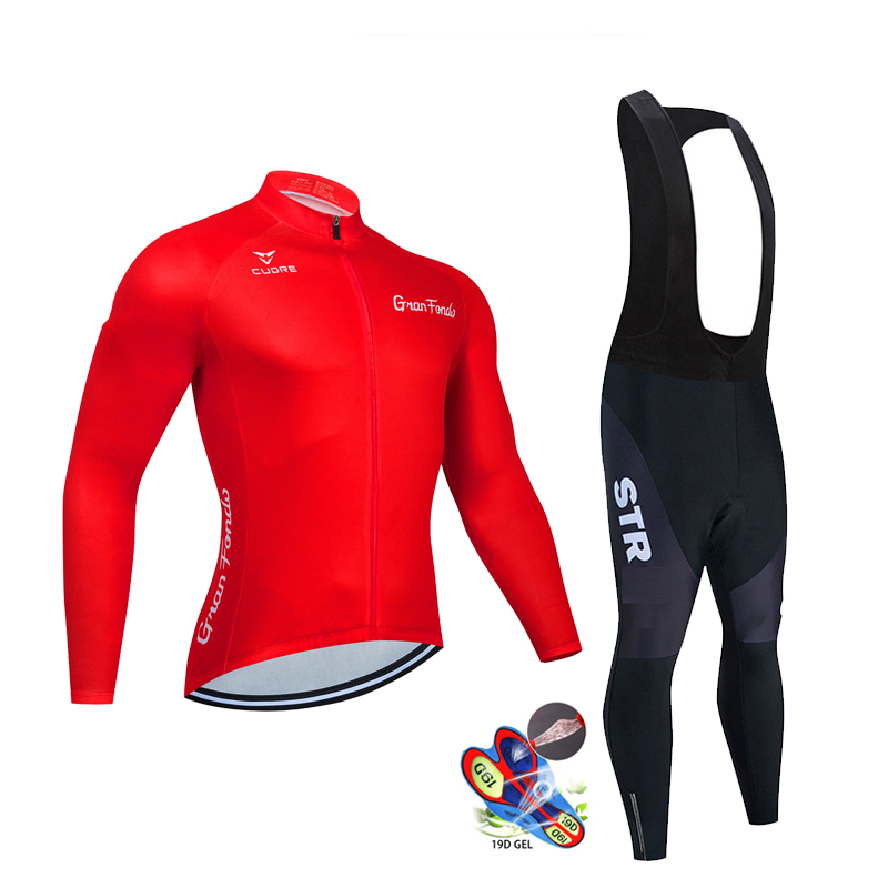 Mùa Thu Đen Bộ Quần Áo Đạp Xe  - đánh giá và giá Mountain Biking Uniform